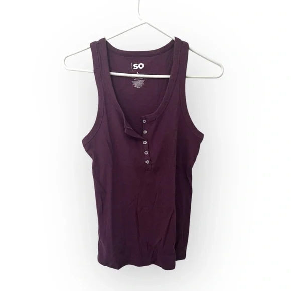 SO Henley Tank Top - Picture 3 of 5